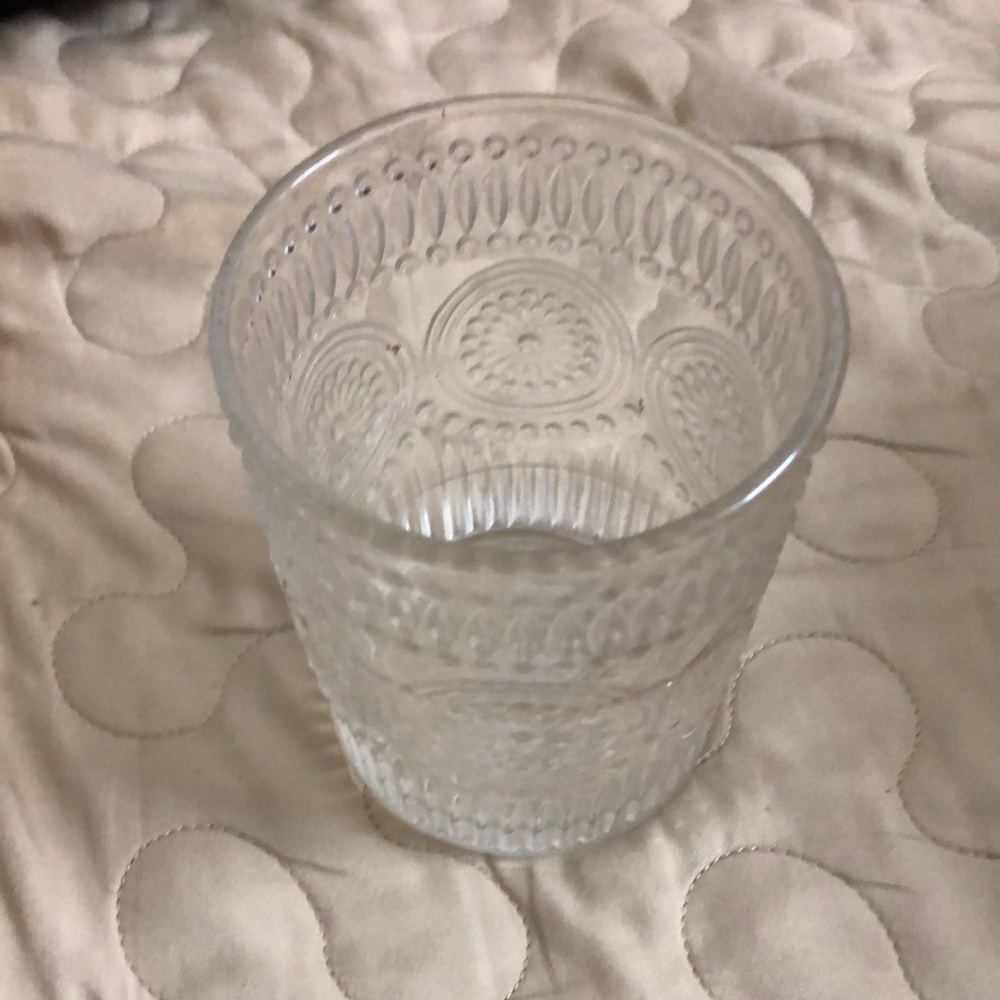 Elegant Clear Glass Tumbler